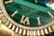 Swiss Replica Rolex Daydate Malachite 128238 Watch with Diamond Roman markers (7)_th.jpg